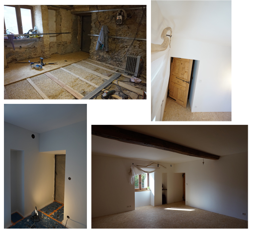 Restauration du petit espace Atelier du Janin